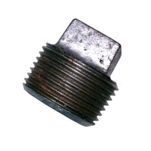 Galvanised Square Plug BSP Threaded