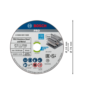 PRO Stainless Steel and Metal Bonded Cutting Disc